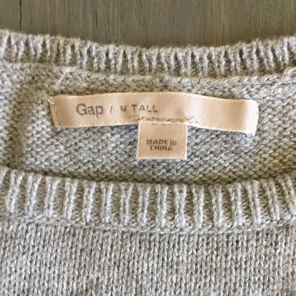 GAP Citron Colorblock Stripe Cotton Cashmere Blend Sweater, size Medium Tall ❤️ - Picture 7 of 13